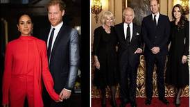 No los incluyen en retrato de familia real, pero Harry y Meghan lanzan su foto oficial