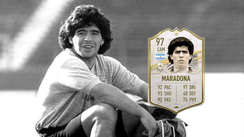 Diego Maradona en el FIFA