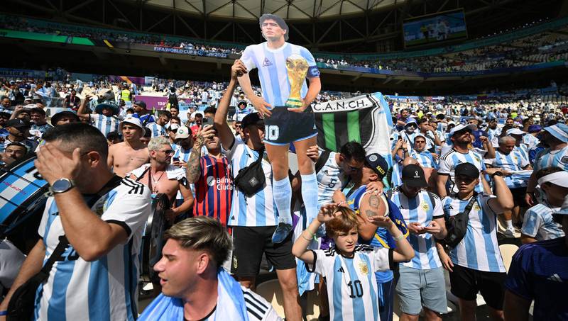 Hincha de Argentina se tatuó: “Argentina campeón de Qatar 2022”