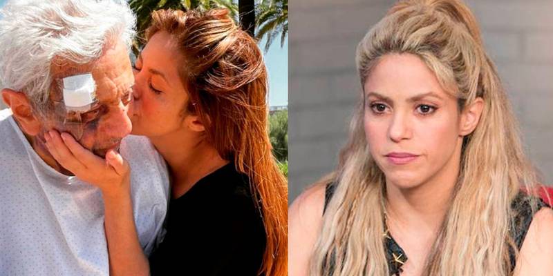 Shakira llevó a su padre de nuevo a la clínica