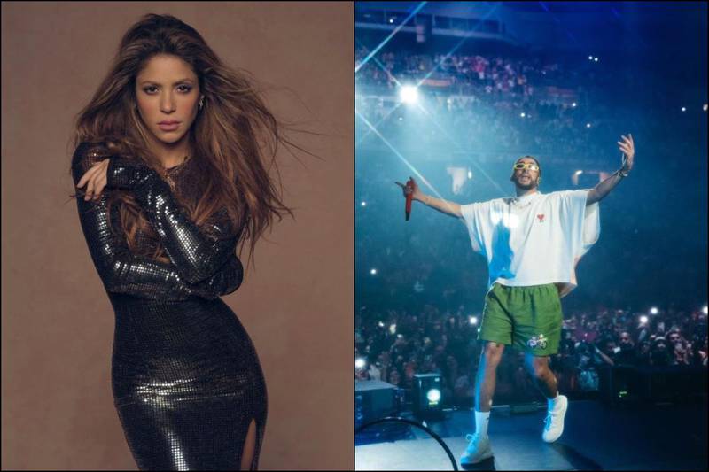 Shakira y Bad Bunny cantaron juntos en el Super Bowl en el 2020