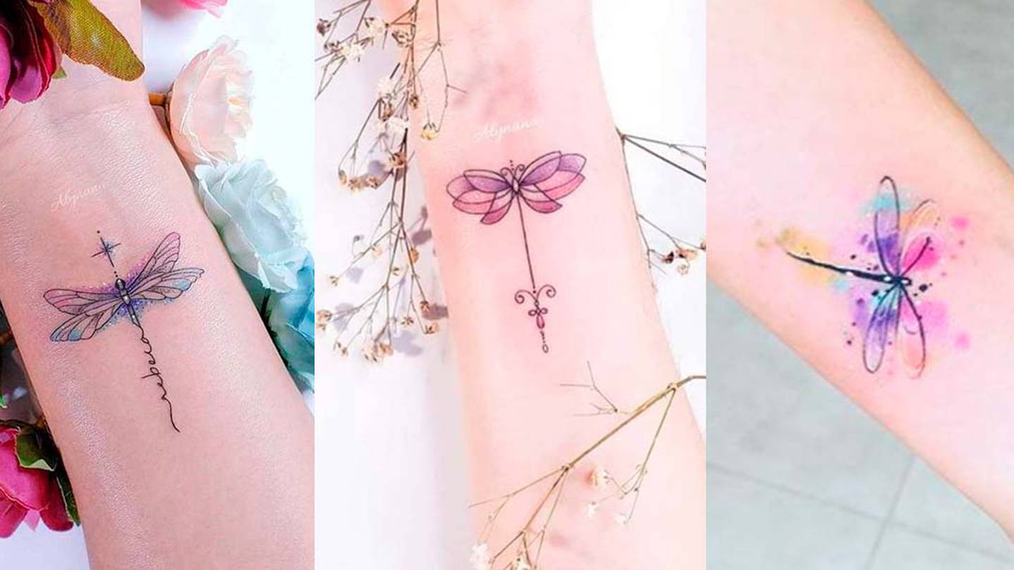 Tatuajes de libélulas para mujeres poderosa y exitosas que no le temen a  nada