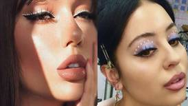 Delineado con puntos y glitter, la tendencia de maquillaje que domina en 2022