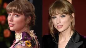 Taylor Swift impone moda con chaleco y pantalón azul de raya diplomática