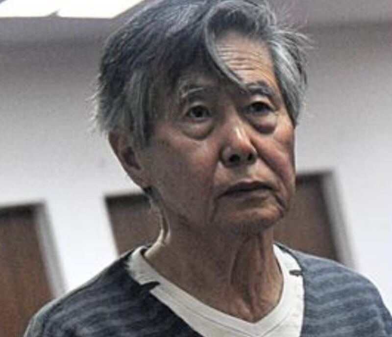 Alberto Fujimori condenado por delitos de lesa humanidad.