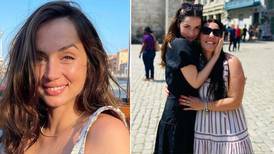 Las fotos de Ana de Armas en su regreso a Cuba: lloró al reencontrarse con una de sus amigas