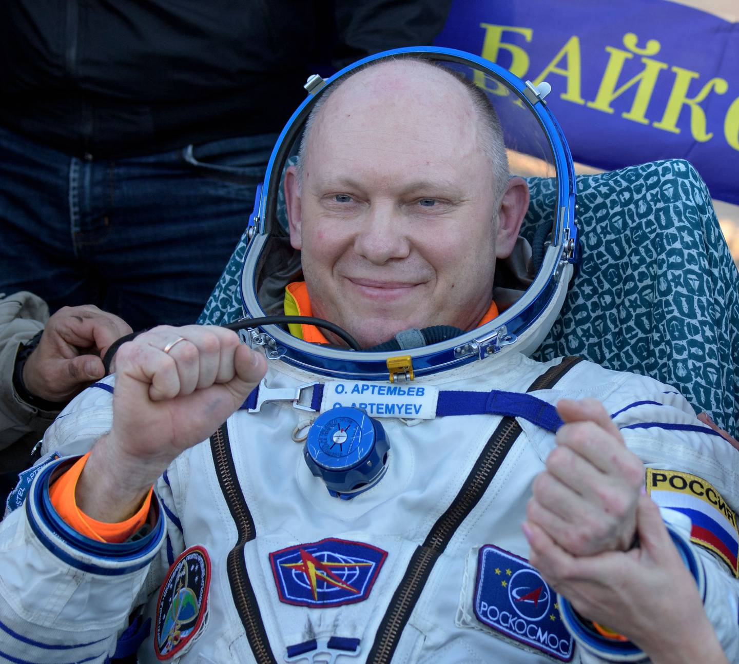 Foto de 2018 del cosmonauta ruso Oleg Artemyev.