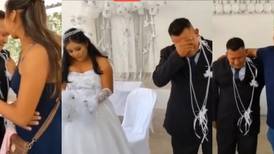 En su propia boda: hombre llora al ver a su ex llegar con su nueva pareja