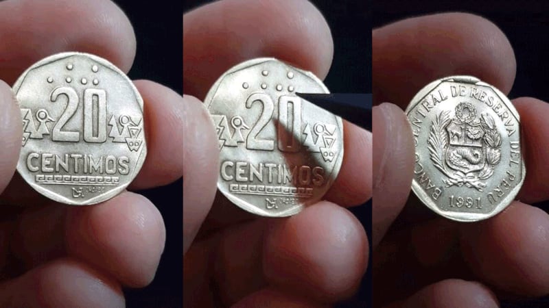 Los coleccionistas buscan esta moneda de 20 céntimos de 1991.