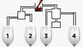 Demuestra tu inteligencia resolviendo este acertijo ¿Cuál copa de vino se llena primero?