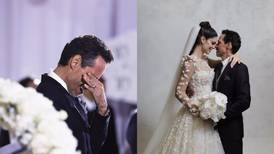 “Ridículo, llora con todas”: Marc Anthony se llena de burlas tras romper en llanto en su boda con Nadia Ferreira