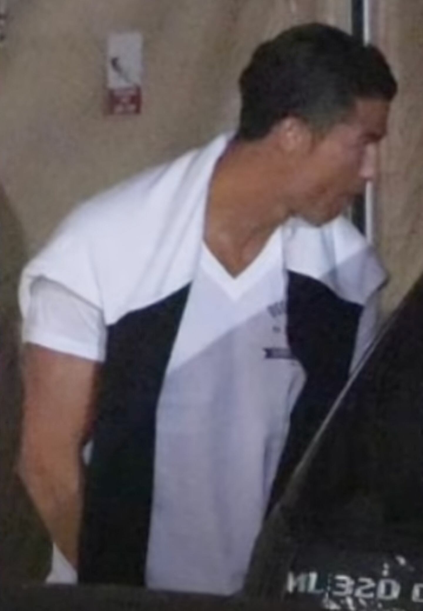 Cristiano Ronaldo intentó ser discreto.