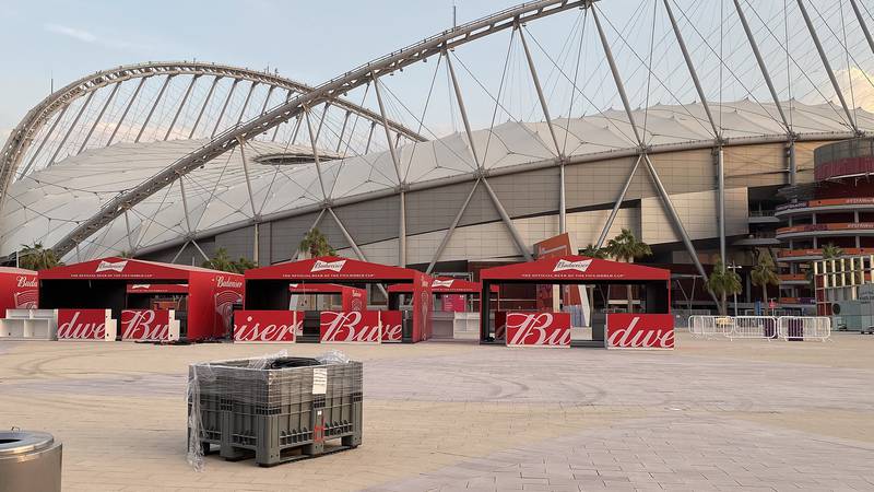 Lugares de expendio de cervezas en los estadios de Qatar