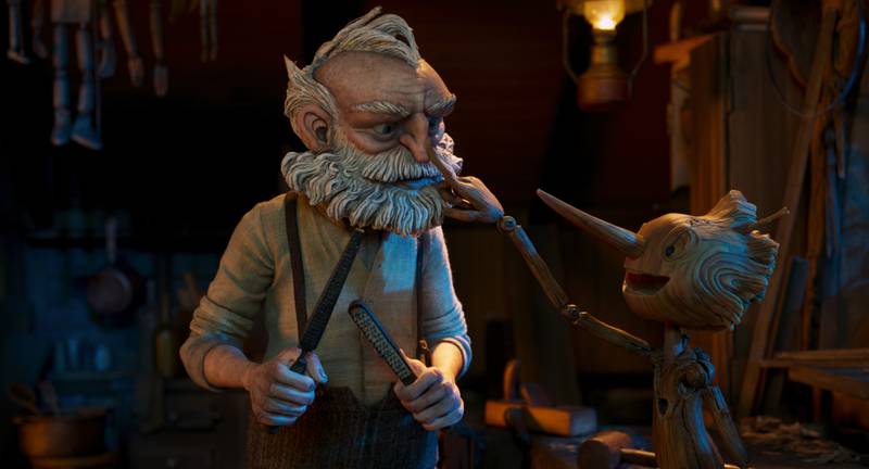 Pinocho de Guillermo del Toro se encuentra nomianda a los Premios Oscar 2023.