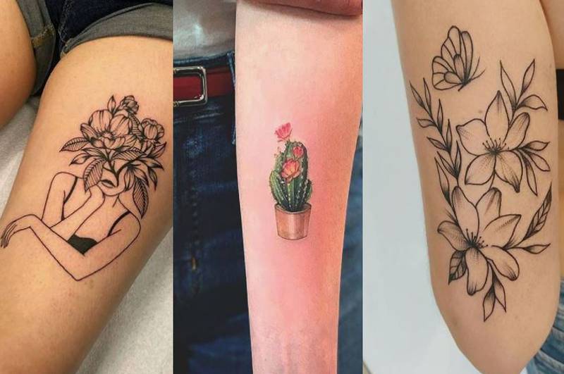 Tatuajes delicados de plantas y flores que resaltarán tu feminidad