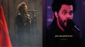 Así fue el momento en que The Weeknd se dañó sus cuerdas vocales y se quedó sin voz en pleno concierto