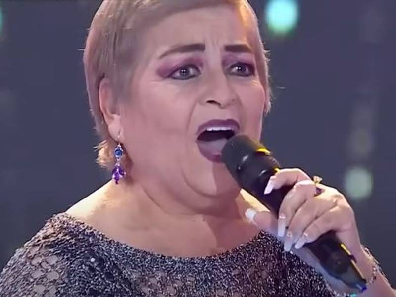La cantante arequipeña Ana María Rossi.