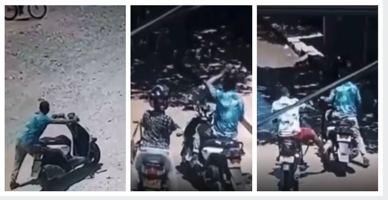 Ladrón fingió ser un borracho para robar moto.