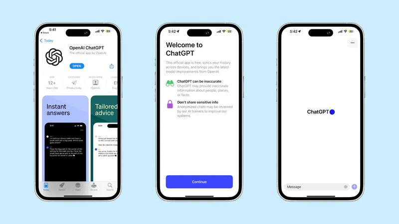 OpenAI finalmente ha liberado una app móvil de su Inteligencia Artificial ChatGPT. Es una buena noticia para los usuarios de iPhone y mala para Android.