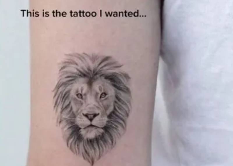 Ella quería este tatuaje