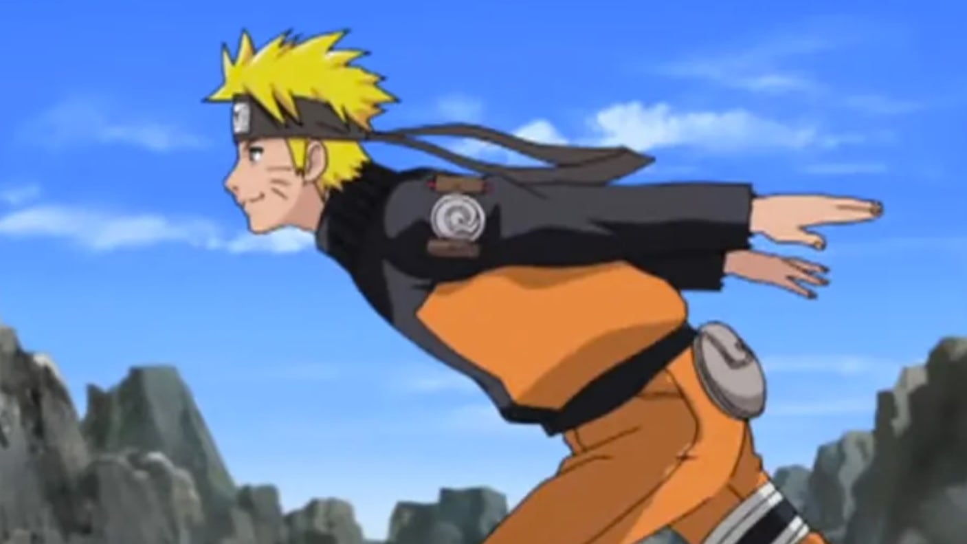 Naruto corriendo