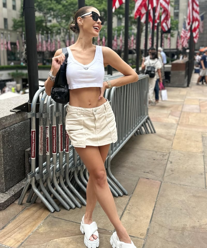 Ana Paula Consorte derrocha estilo durante la Copa América.