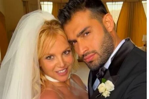 Revelan las primeras fotos de la boda de Britney Spears con Sam Asghari