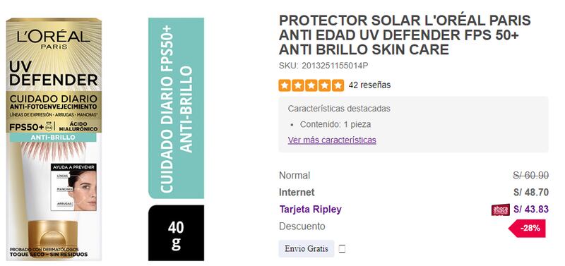 Protector solar