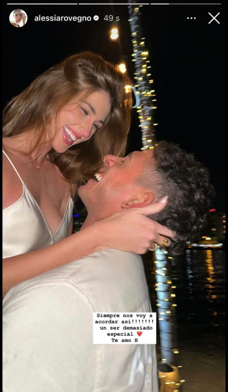Alessia Rovegno y Hugo García.