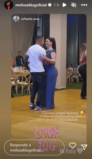 Melissa Klug y Jesús Barco