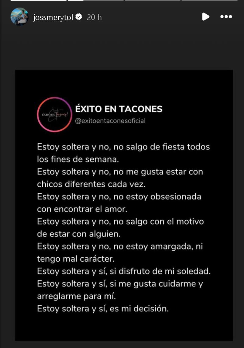 Jossmery Toledo no abandona la polémica.