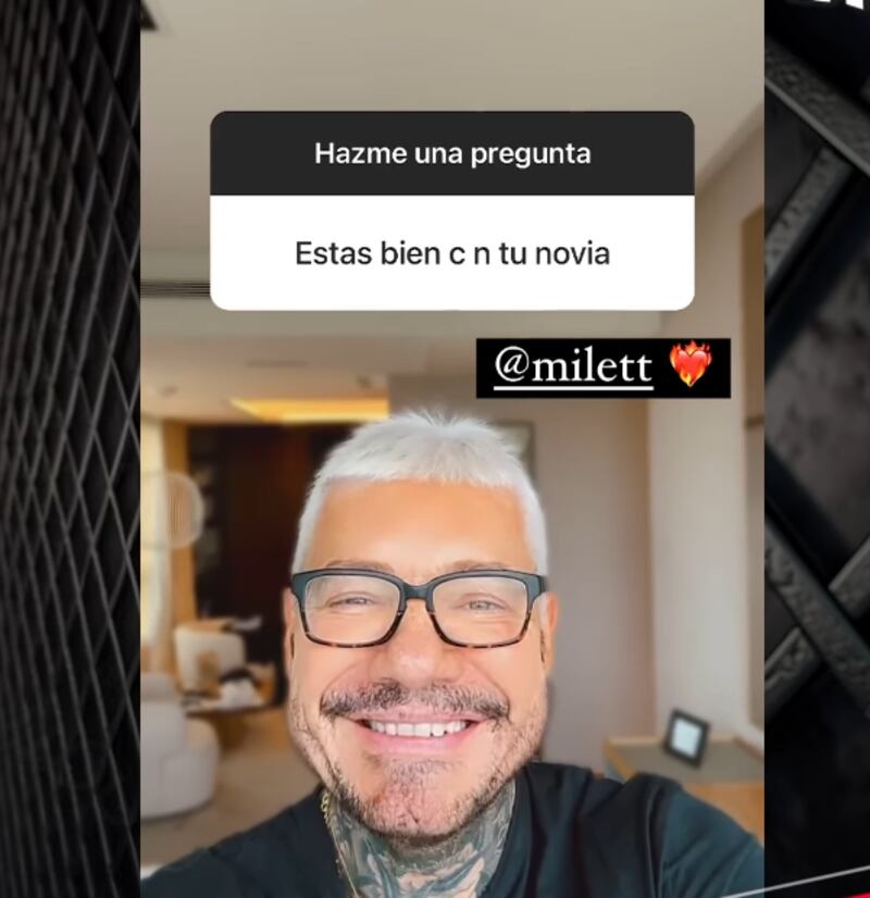 Marcelo Tinelli habló de Milett Figueroa en sus redes sociales.