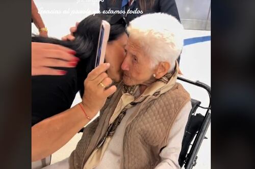Viral: abuela cubana de 92 años se reencuentra con su familia en EE.UU.