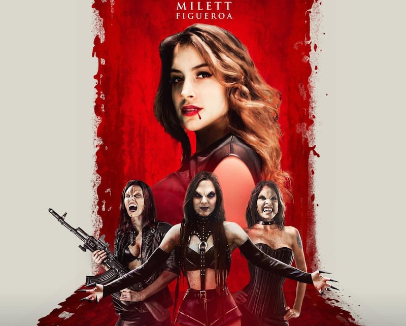 Milett Figueroa estrena película de acción "Vampiras"