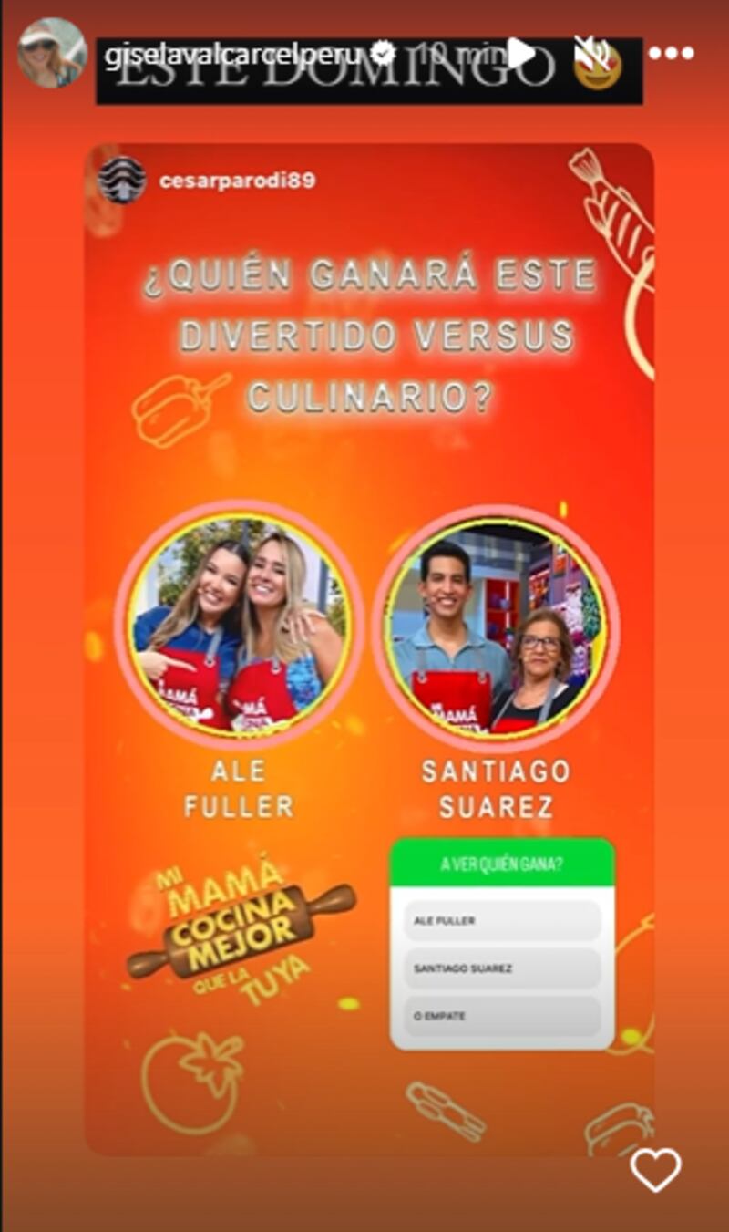 La promoción de Gisela Valcárcel.