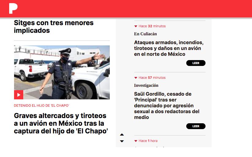 Detención de Ovidio Guzmán "El ratón".