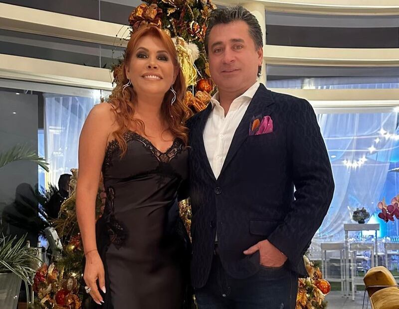 Magaly Medina y Alfredo Zambrano.