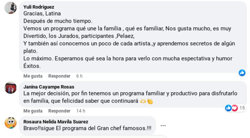 Reacciones El Gran Chef Famosos