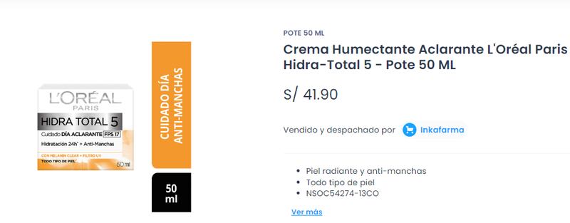 Cremas aclarantes
