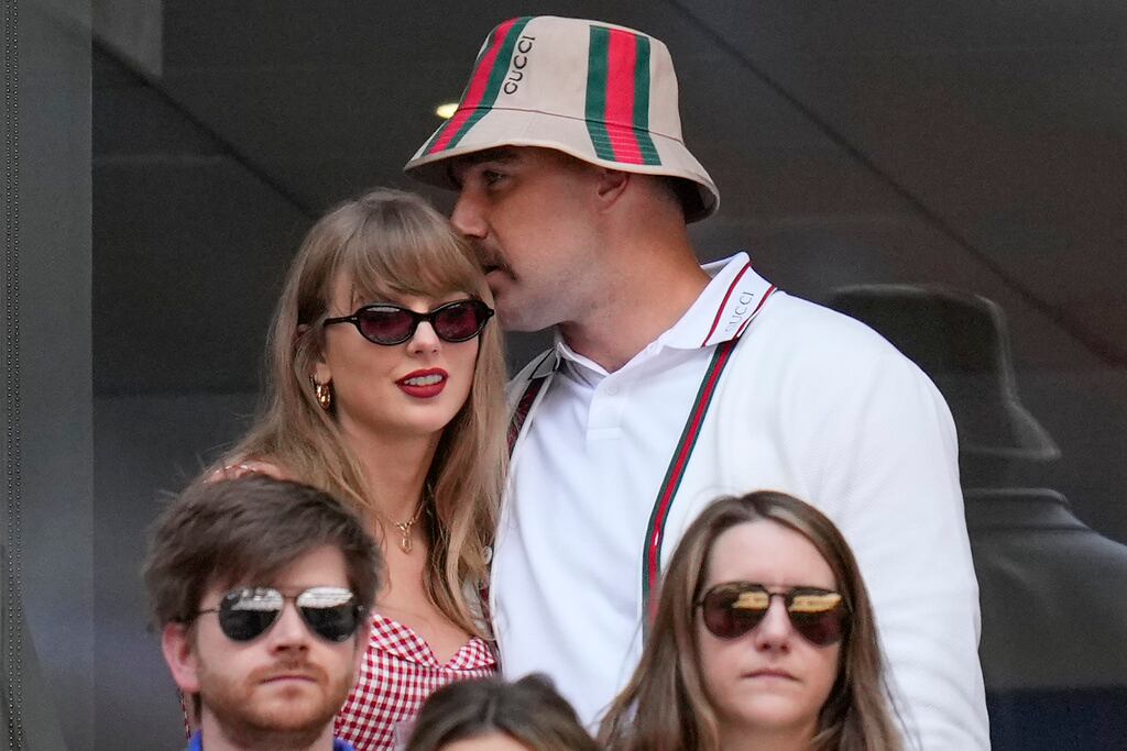 Taylor Swift y Travis Kelce en el US Open