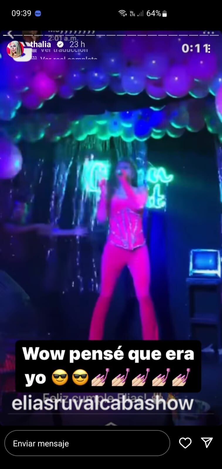 Thalía es una de las cantantes más admiradas.