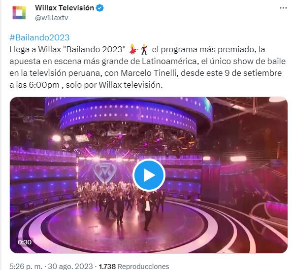 Bailando 2023 por Willax.