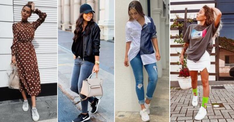 Esto es lo que no debes hacer al elegir un outfit con tenis