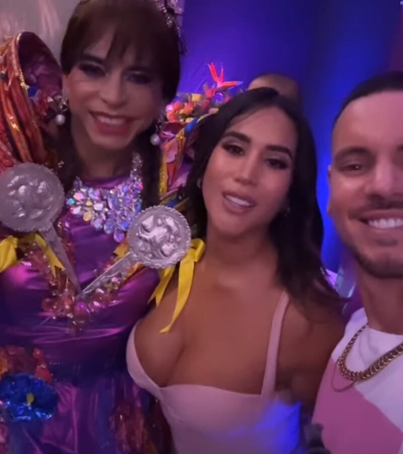 Melissa Paredes en el estreno de la película Chabuca.