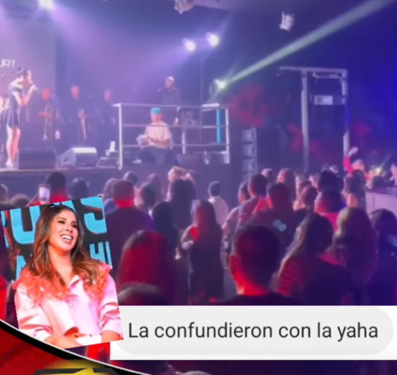 Daniela Darcourt reacciona a seguidor que la llamó "Yahaira" en pleno concierto.