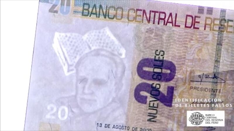La marca de agua lleva la imagen del personaje representativo de cada sol.