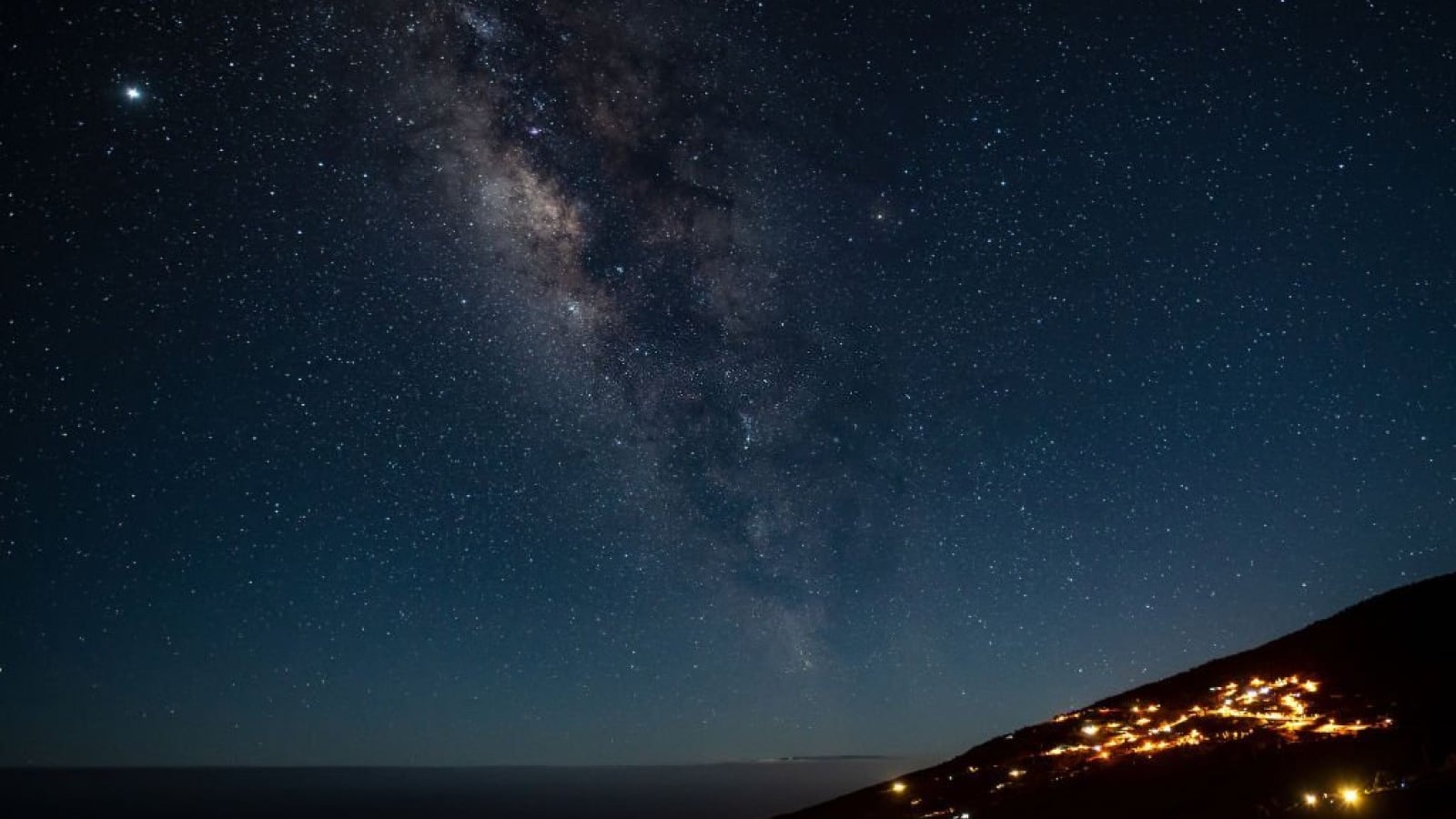 Cielo nocturno desde La Palma