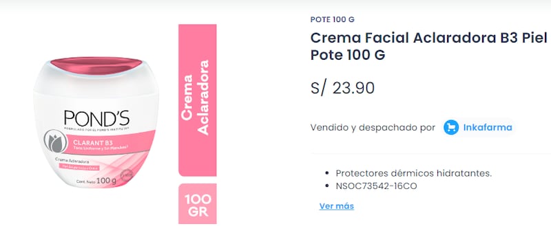 Cremas aclarantes
