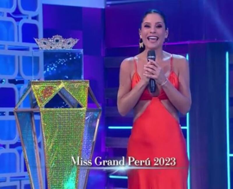 Presentadora de TV peruana María Pía Copello