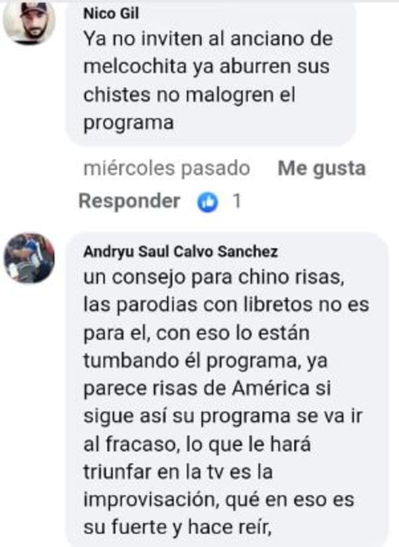 Reacciones del público Jirón del Humor